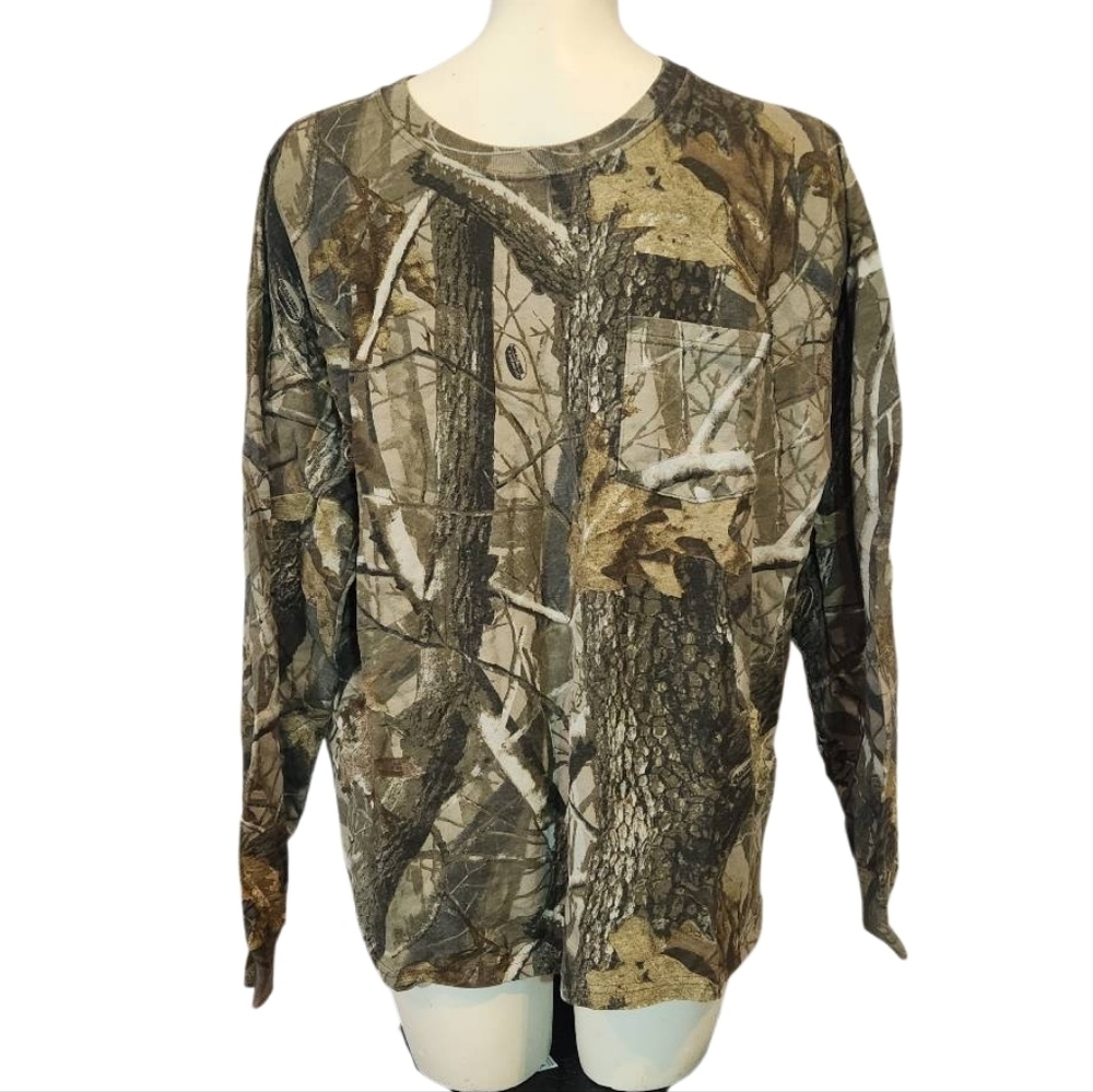 Jerzees Realtree Camouflage‎ Heavyweight Cotton Shirt Size XL